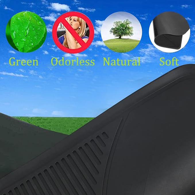 Car Floor Mats Custom Fit for BMW X5 G05 2019-2025 2026 Full Black Rubber Auto Liner Mats All Weather Protection Heavy Duty Odorless