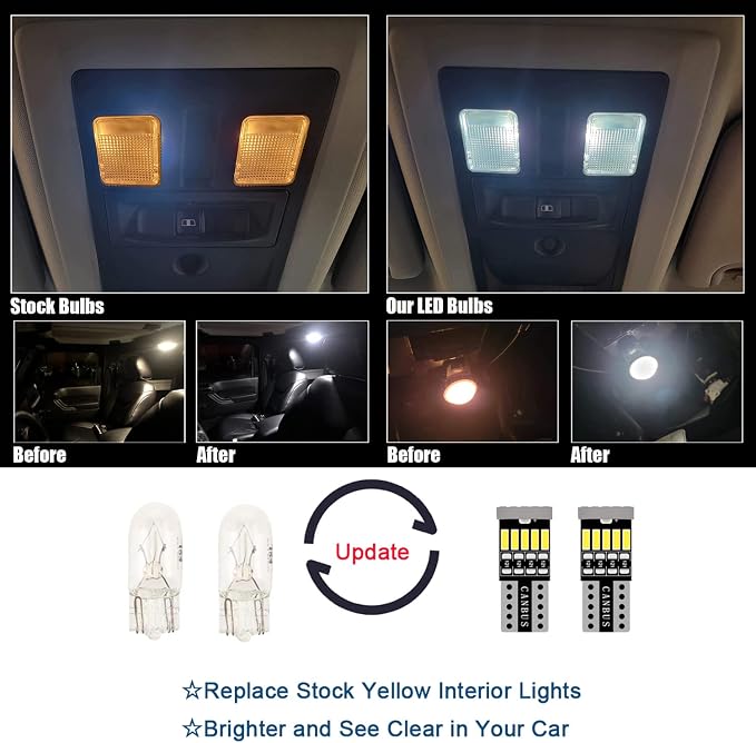 AWALITED 12pcs RAM 1500 Interior LED Lights Kit Super Bright LED Map Dome Light Bulbs for 2009 2010 2011 2012 2013 2014 2015 2016 2017 2018 Dodge Ram 1500 2500 3500 Pickup Truck all models
