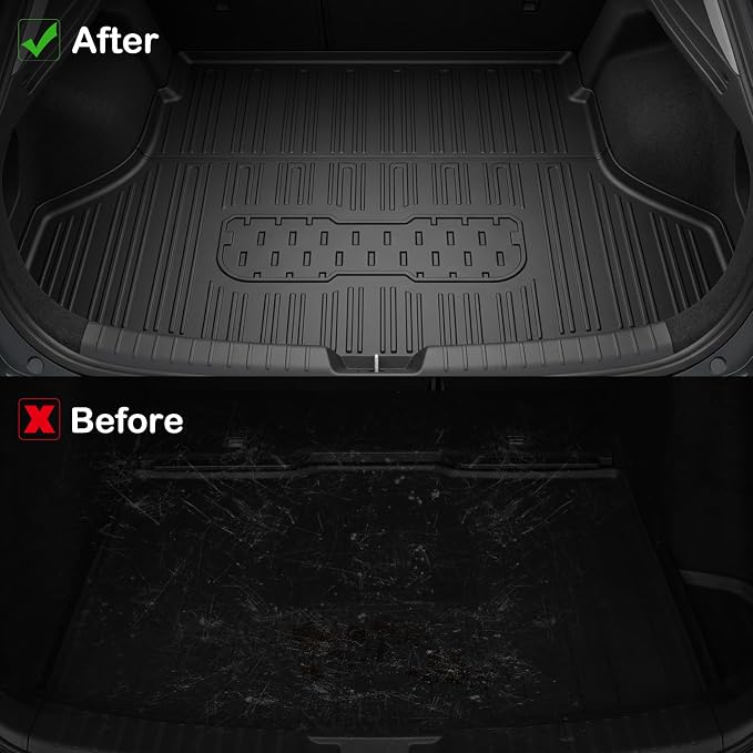 Floor Mats for 2026 2025 Kia K4 Sedan Upgrade Trunk Mat All Weather Floor Liners TPE Rubber Cargo Liner Fit for 2025 2026 Kia K4 Anti-Slip Full Set Automobile Mats Accessories
