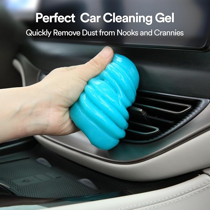 PULIDIKI Car Cleaning Gel Car Clean Putty, Universal Car Interior Cleaner Slime, Perfect Cleaning Kit Supplies, Auto Detailing Tools Car Accessories, Dust Remover Gifts for Men Women