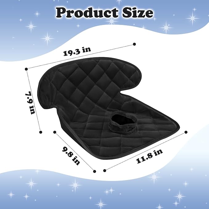 Babenest Car Seat Potty Protector Cover -Waterproof Carseat Training Liner for Baby &Toddler Shower Gift, Dry Piddle Pee Pad for Strollers & Infant Car Seats (2pc Black)