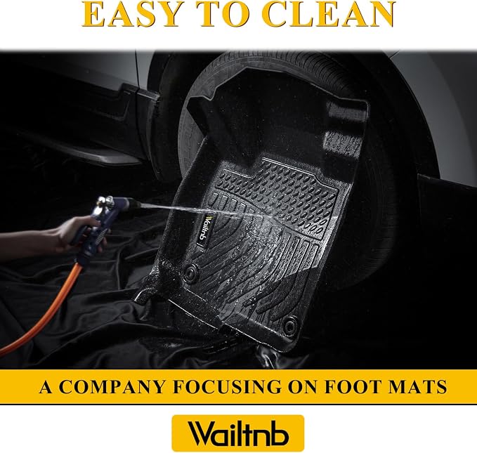 Wailtnb-Floor Mats for Toyota Corolla/Matrix 2009-2013/Pontiac Vibe 2009-2010 Waterproof Durable All Weather Car Mat Custom Fit for Corolla Accessories Black