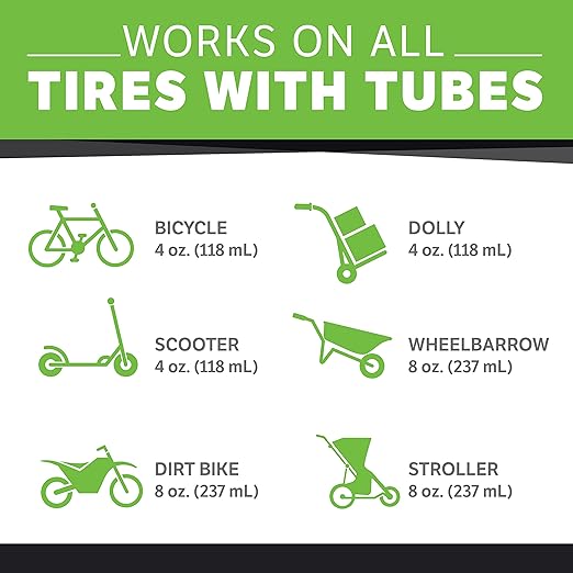 Slime 10004-6PK Dirt Bike Tube Puncture Repair Sealant, Prevent and Repair, suitable for all Dirt Bikes with Tubes, Non-Toxic, Eco-Friendly, 6 x 16oz bottle