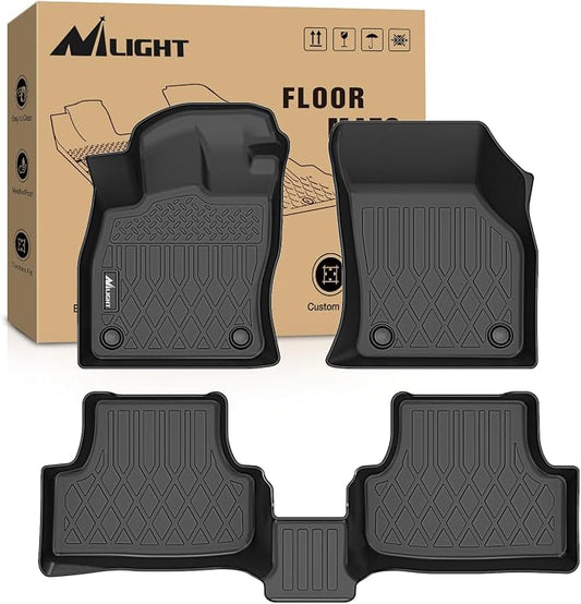 Nilight TPE Floor Mats for Volkswagen VW Golf MK7 1.8 TSI S/SE/SEL (Not for Golf R GTI) 2015 2016 2017 2018 2019 2020 2021, All Weather Custom Fit Heavy Duty Floor Liners