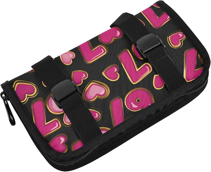 Black 67 Hearts Pink Six Seven Car Tissue Holder Durable Napkin Holder Hanging Tissue Holders Case Car Tissues Bag for Sun Visor Seat Back Universal Auto