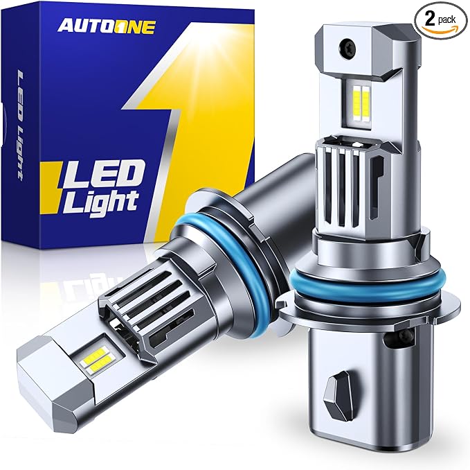 AUTOONE 9007 HB5 Bulbs 60000LM for Automotive Halogen 9007 Light, 99% Compatibility, Plug-N-Play, Fog Light Replacement