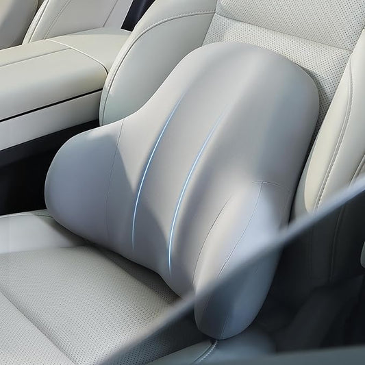 BABUR Ergonomic Memory Foam Lumbar Support Pillow for Car, Back Pain Relief | Ergonomic 100% Memory Foam, Back Pain Relief, Comfort Lower Back Support for Office Chairs, Car Seat, Wheelchair