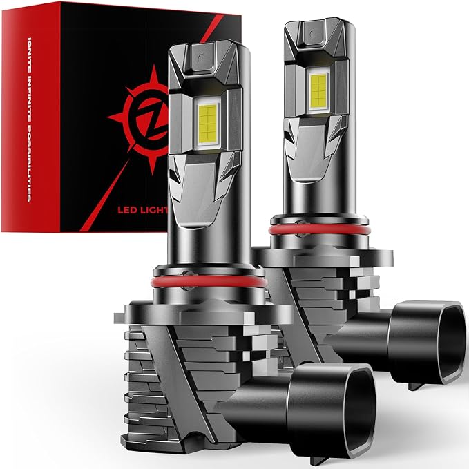 [2026 Upgrade 9005 Light Bulbs, [latest & Brightest] 800% Brightness Fog Lights Bulbs Real 1:1 Mini Size Design, Plug and Play Non-Polarity, 6500k Cool White，Pack of 2