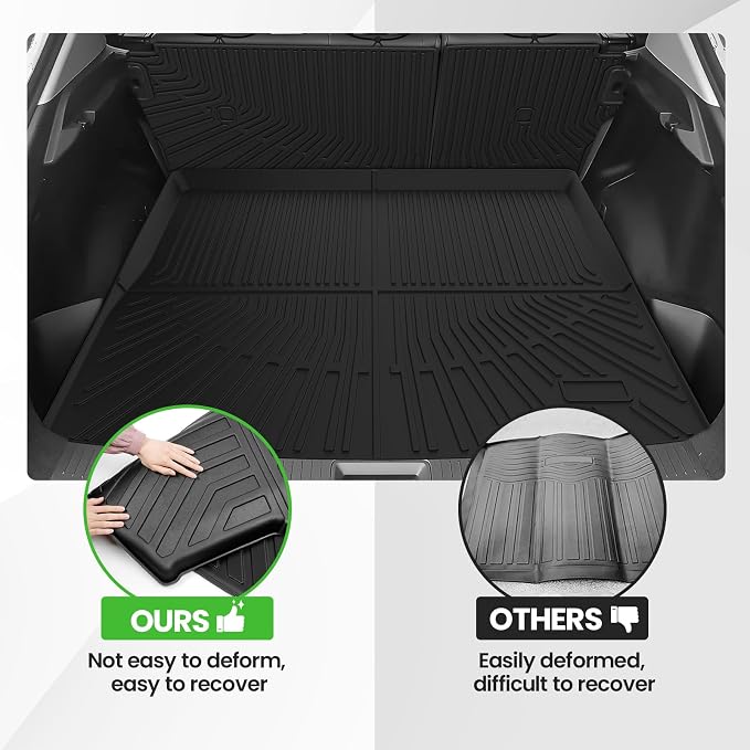 Cartist Cargo Liner for Nissan Ariya 2023 2024 2025 2026, All Weather Cargo Mats for Ariya Accessories, Heavy Duty TPE Trunk Mat, Car Accessories