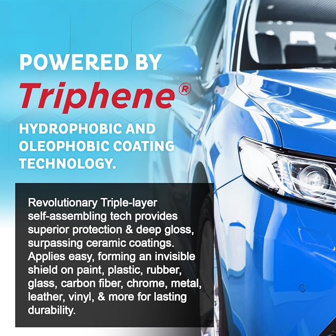 MAXL MAXLONE™ Car Spray with Triphene® All Purpose Waterless Detailer 3 Kit | Quick Spray & Wipe, Clean, Shine, Protect Paint, Glass, Wheels, and Trim Without Pre-Washing (3x20oz + 6 Micro Fiber Cloths)