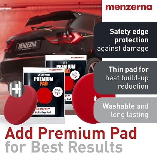 menzerna Heavy Cut Compound 1000 Improved Formula I Abrasive Polishing Compound for Deep Scratches, Swirls I Buffing and Polishing Compound for Scratch Repair I Silicone Free I 16 fl oz.