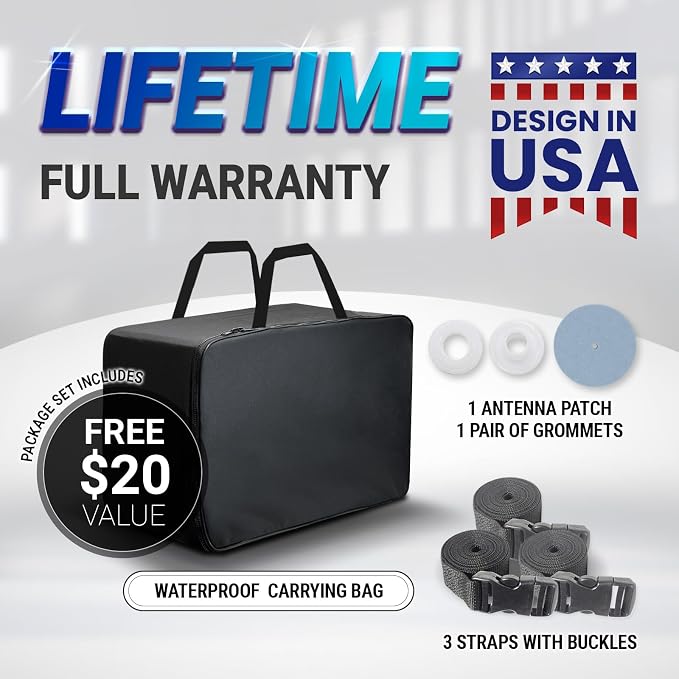iCarCover Premium Plus Truck Cover Waterproof All Weather Car Covers, Rain Snow UV Sun Protection, Dakota, Frontier, Tacoma, Canyon, Colorado, R1T, Size T83 (See Size Chart) Stripe - Black/Gray