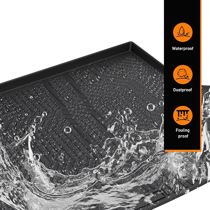 G-PLUS Rear Trunk Cargo Liner Mat Fit Honda HRV 2023 2024 2025 | All Weather Protection,Non-Slip,Custom Fit Floor Cargo Liner,TPE Full Coverage,Black