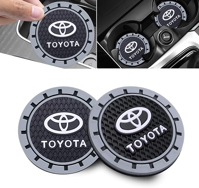 Car Cup Holder Coaster for Toyota Avalon Prius Allion RAV4 Highlander Series Cupholder Coaster Interior Accessories 2.75in 2Pack