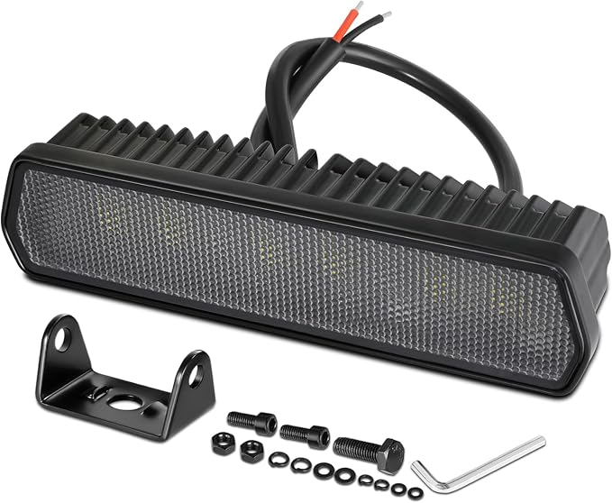 6 Inch Light Bar, SWATOW INDUSTRIES CREE LED Pod Lights Diffusion 6 Inch Driving Light Bar Scene Lights for Truck Pickup Off Road Wrangler Toyota UTV Tractor Heavy Duty Boat