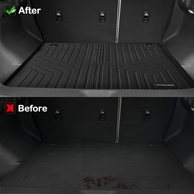 Floor Mats for 2025 2026 Nissan Murano Upgrade Trunk Mat All Weather Floor Liners TPE Rubber Cargo Liner Fit for Nissan Murano 2025 2026 Anti-Slip Full Set Automobile Mats Accessories