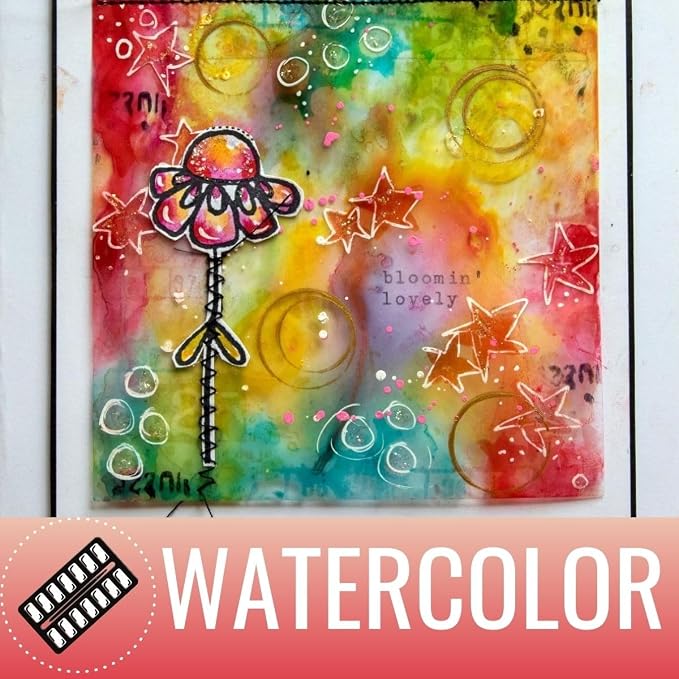 Grafix Dura-Lar 0.004" Film, Ultra Clear Wet Media 25" x25', Plastic Film Coated to Accept Water Based Mediums. Ideal for Watercolor, Painting Composition, as a Painting Surface, Roll