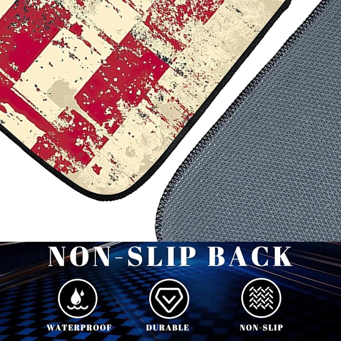 American Flag Car Floor Mats Set of 4 Star Vintage Striped Texture Splash Ink Automotive Car Floor Carpets Non-Slip Auto Car Accessories Universal Fit Car Accessories for Truck