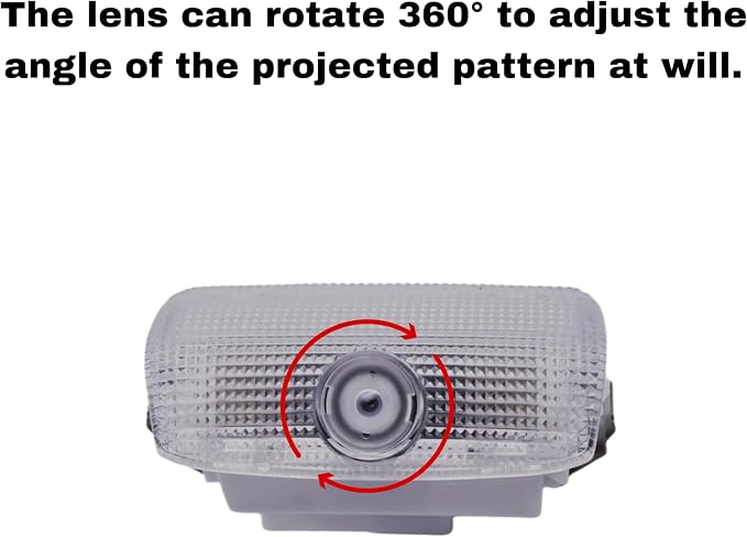 Car Door Puddle Light Logo Projector Never Fade Ultra-Bright Compatible with FX/M Series/EX Series/Q50/Q60/QX50/56/60/70/80 M25/35/37/45/56, Pack of 1 Door Light