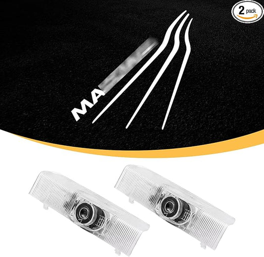 2PCS Car Door Lights Logo for Maxima 2004-2021, Puddle Lights LED Welcome Lights Accessories, Door Courtesy Light LED Ghost Shadow Lights