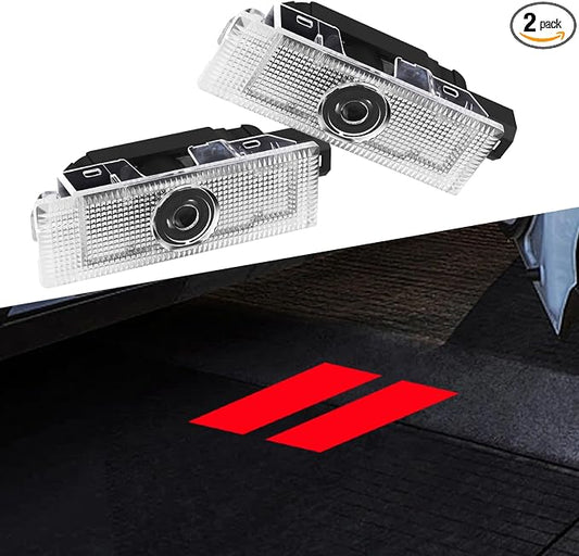 2Pcs Door Lights Logo for Dodge Challenger 2015-Present, Puddle Lights, Car Door Lights Logo Projector, Courtesy LED Welcome Puddle Projection Light Lamps Accessories