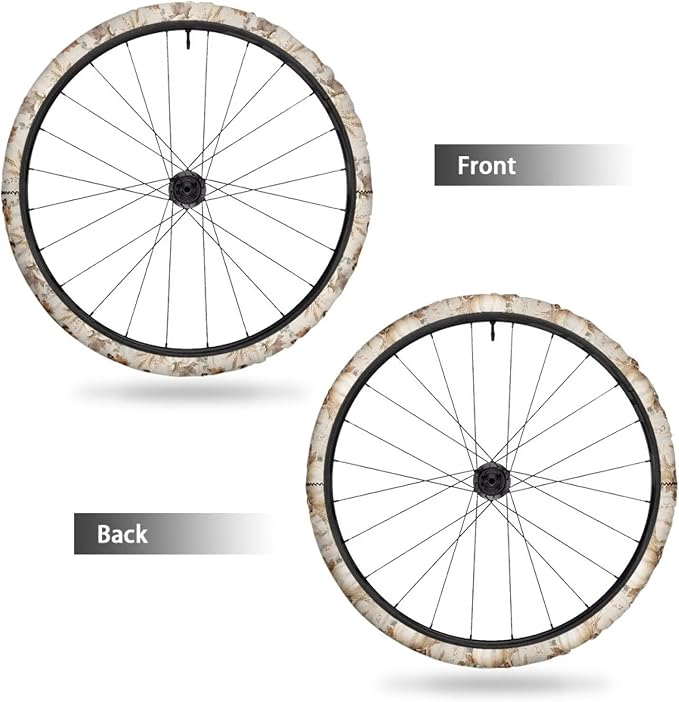 Wheelchair Tyre Covers 2 Pack Pumpkin Fall, Easy to Wash | Wheels Protective Cover 24 inch, Wheelchair Accessories for Seniors Adults, Thanksgiving Decorations