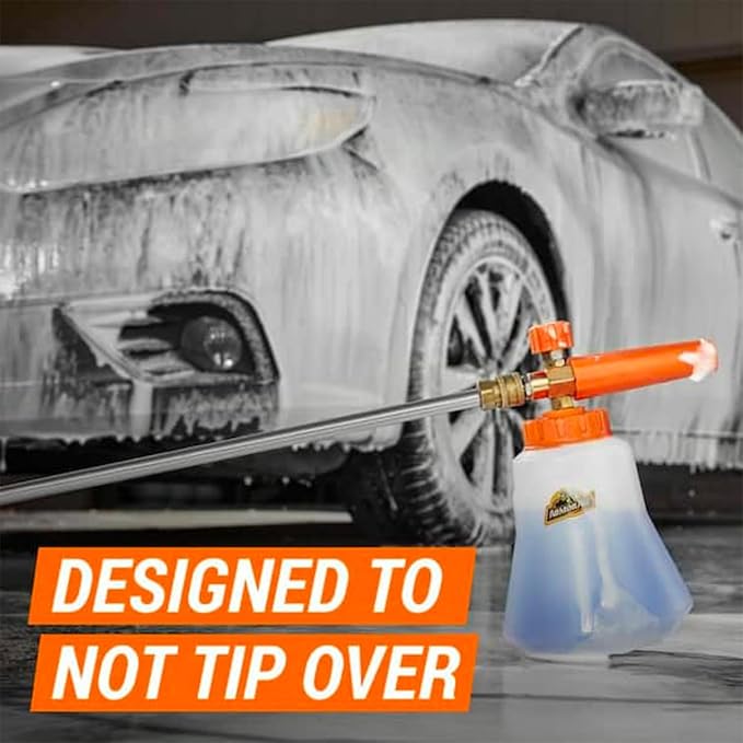 Armor All 2-in-1 Foam Cannon Kit - Car Wash & Detail Cleaning Kit for Power Washers, Garden Hoses, Foam Applicator & Adaptor, Gifts for Men (Pack of 4)