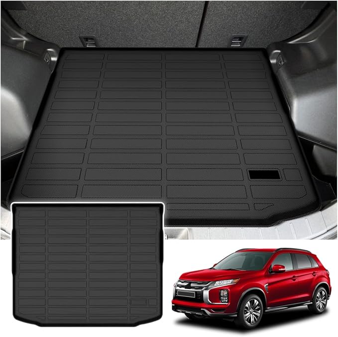 Cartist Cargo Liner for Mitsubishi Outlander Sport 2011-2024, All Weather Cargo Mats for Outlander Sport Accessories, Heavy Duty TPE Trunk Mat, Car Accessories