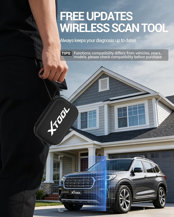 Anyscan+ A30M OBD2 Scanner Kit - No Subscription Fees, Wireless Code Reader Bidirectional Scan Tool for iOS & Android, 26 Resets, Live Data, CAN FD, FCA, Storage Bag