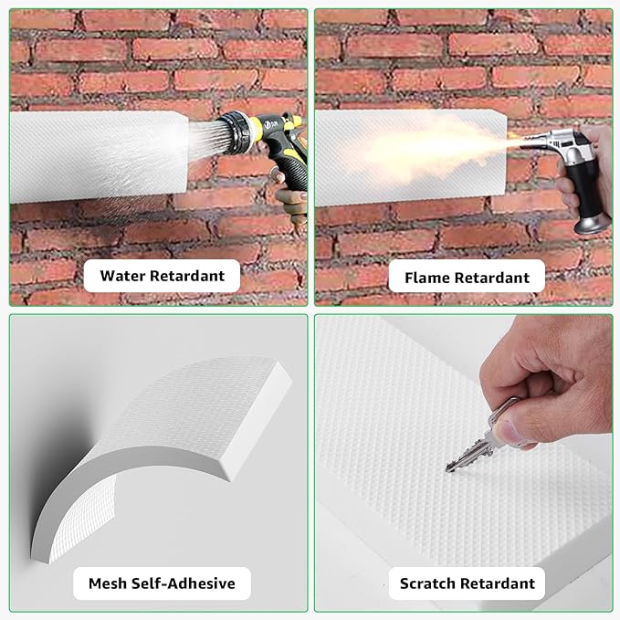 Garage Wall Protector, 4 Pack Garage Car Door Protector Bumper Guard for Car Doors Anti-Collision Self Adhesive EVA Foam for Warehouse Parking Assist 15.8"x5.9"x0.8"