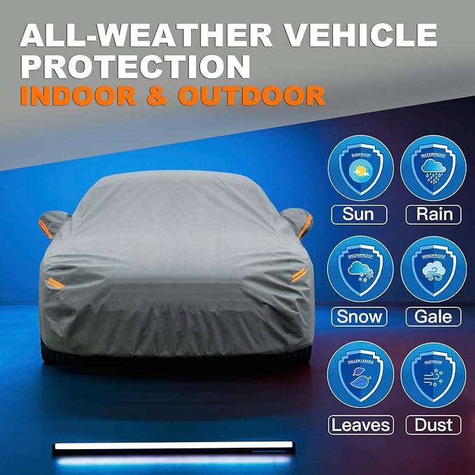 Kayme Heavy Duty SUV Car Cover Custom Fit Mazda CX5/CX-5/CX-50/CX50 (2012-2025) Waterproof All Weather for Automobiles, Full Exterior Covers Sun Rain UV Protection.（Deliver About 3-10 Days）