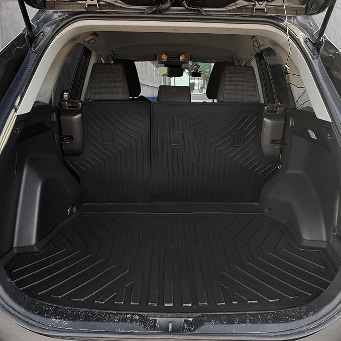 OEDRO Cargo Trunk Mat Fit for Honda HR-V 2023 2024 2025 2026 2027 (Hybrid & Gasoline), TPE All Weather Custom Fit Cargo Liner for HRV EX-L/LX/Sport Automotive Trunk Liner Accessories Waterproof, Black