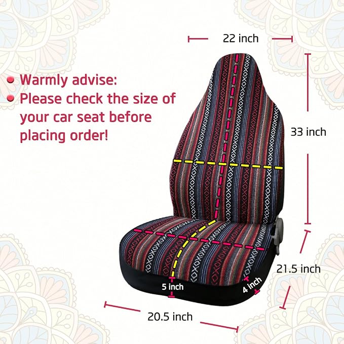uxcell Universal Soft Blanket Bucket Seat Cover Mat for Car Vehicle Automotive