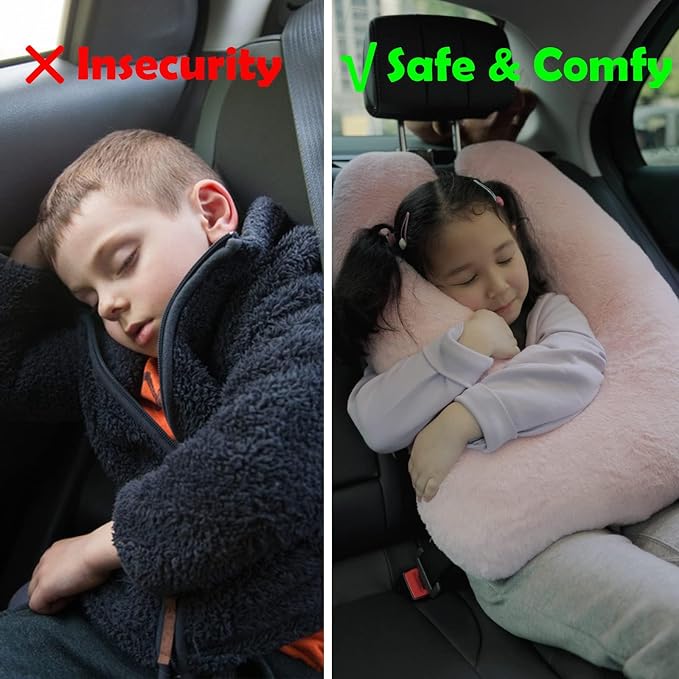 Atablyn Neck Pillow for Children Travel Pillow for Sleeping Airplane-Avoid Neck&Shoulder Pain, Support Head and Neck, for Car, Airplane,Train,Office,Home