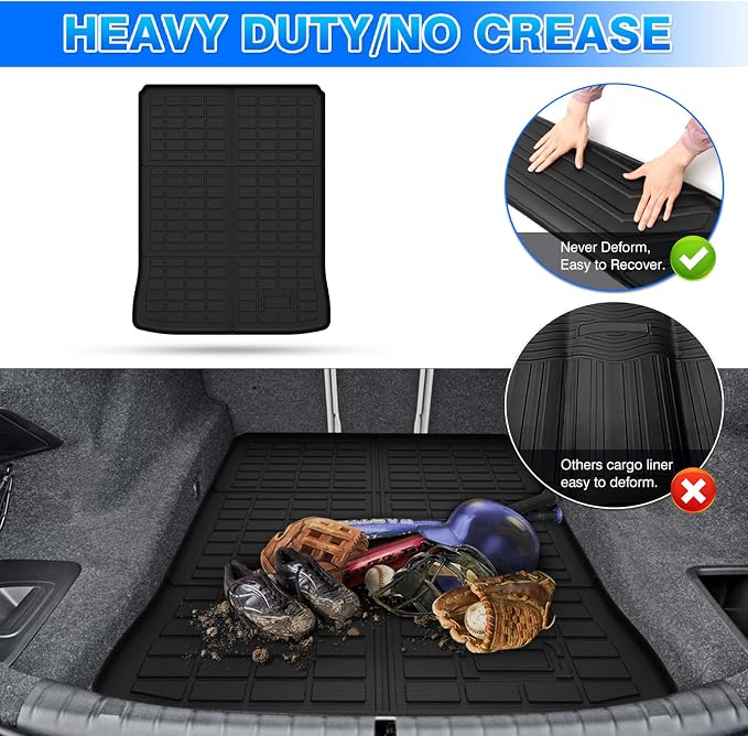G30 Cargo mat - Trunk Mat for BMW G30 5 Series 2017-2023 | All Weather Trunk Mat for G30 Accessories, Heavy Duty Rubber Mats, Car Accessories