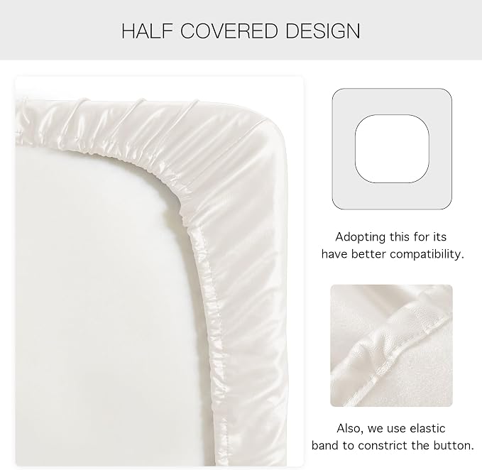 Yates Home PU Leather Couch Sofa Cushion Slipcover Water-Proof Elastic Chair RV Seat Covers Loveseat Sofa Furniture Protector Slip Cover for Seater Replacement Living Room（2 Pieces, Beige）