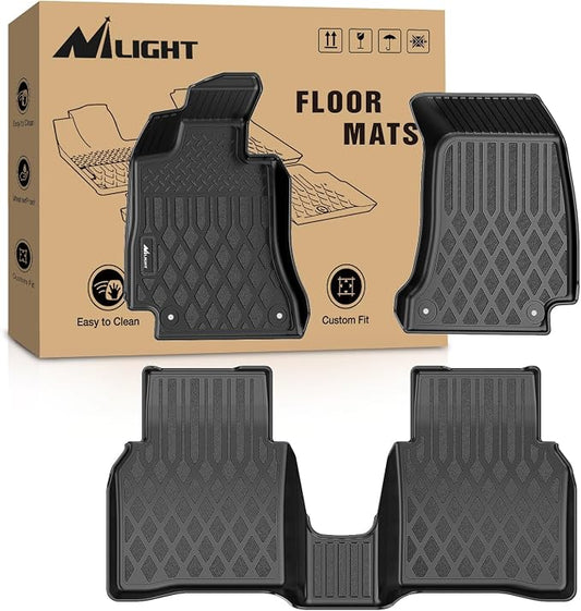 Nilight TPE Floor Mats for Mercedes Benz E-Class E300 E320 E350 E400 E550 E63 2017 2018 2019 2020 2021 2022 2023 All Weather Custom Fit Heavy Duty Floor Liners