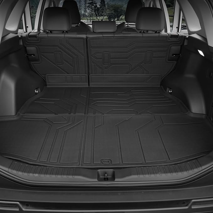 Floor Mats for Toyota RAV4 Hybrid 2026, All Weather Floor Mats Trunk Cargo Liner with Backrest Protectors Accessories, Full Coverage Set (Not for PHEV or Subwoofer Models)