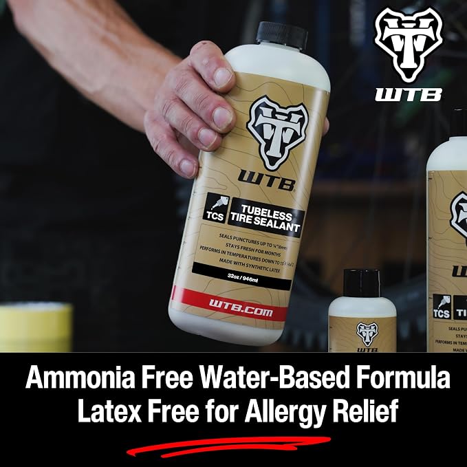 WTB Tubeless Bike Tire Sealant (4 oz to 1 Gallon) - Quick Seal for Punctures up to 6mm - All Conditions