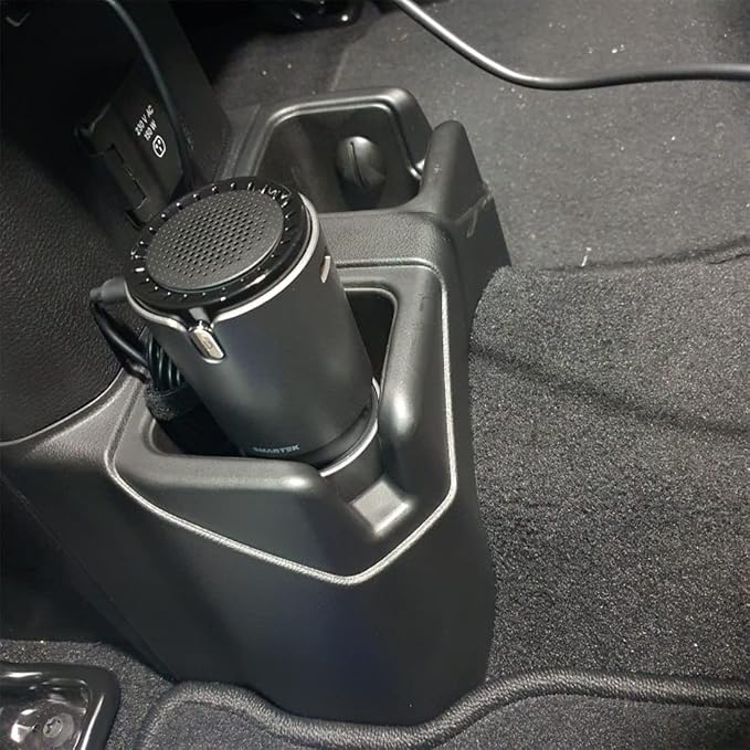 for Jeep JL Rear Cup Holder Back Seat Floor Console Mount Dual Drinks Water Bottle Beverage Holder for Jeep Wrangler JL and Gladiator JT 2018-2026