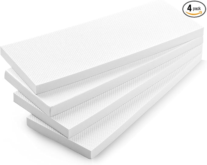 Garage Wall Protector, 4 Pack Garage Car Door Protector Bumper Guard for Car Doors Anti-Collision Self Adhesive EVA Foam for Warehouse Parking Assist 15.8"x5.9"x0.8"