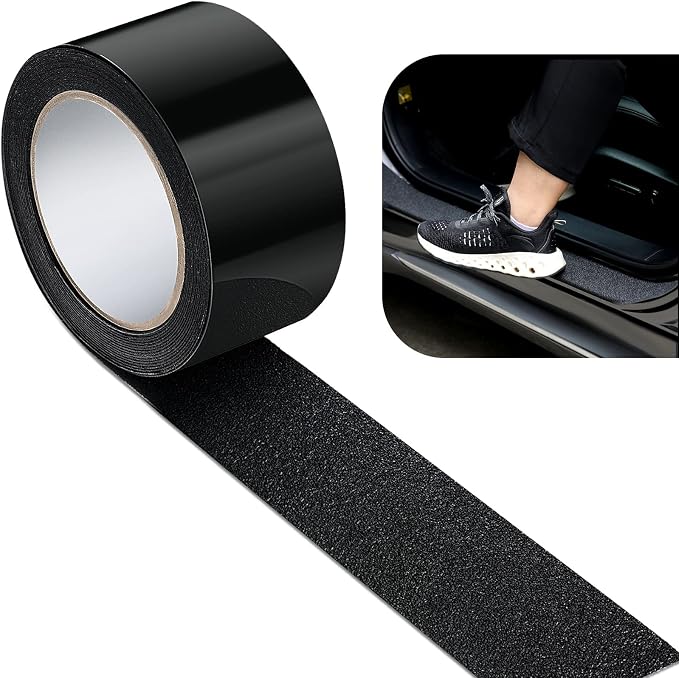 Frienda Car Door Edge Guards Door Sill Protector Automotive Entry Guard Anti Collision Scuff Sill Trim Protection Strips for Most Cars Vehicles Accessories(2 Inch Wide, 16.4 Feet,Black)