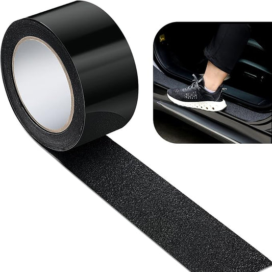 Frienda Car Door Edge Guards Door Sill Protector Automotive Entry Guard Anti Collision Scuff Sill Trim Protection Strips for Most Cars Vehicles Accessories(2 Inch Wide, 16.4 Feet,Black)