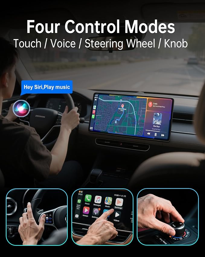 Wireless carplay Adapter USB c, Convert Factory Wired CarPlay/Android auto to Wireless, Designed for USB-C Port Cars, Stable Connection