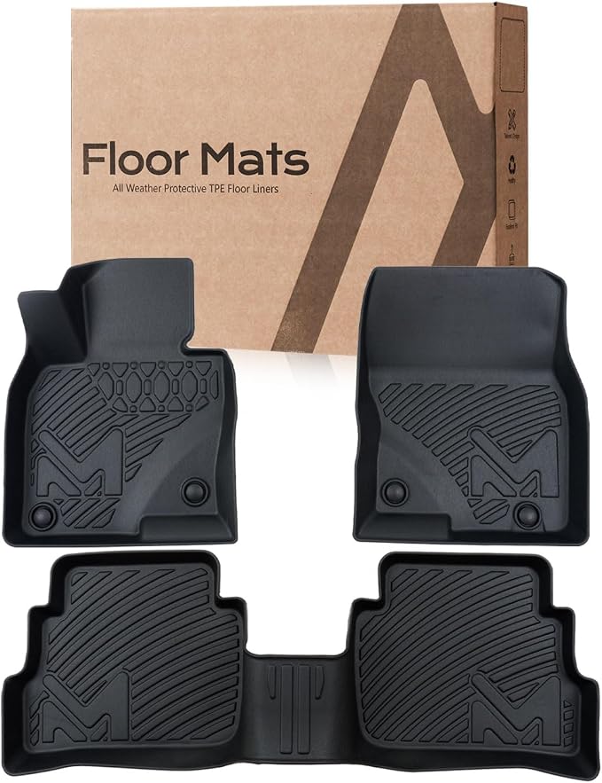 TPE Automotive Floor Mats Custom for 2017-2025 Mazda CX-5 CX5, All Weather Cover Protection Waterproof Black Floor Liner Front & Rear Row Full Set Car Mats, 3PCS