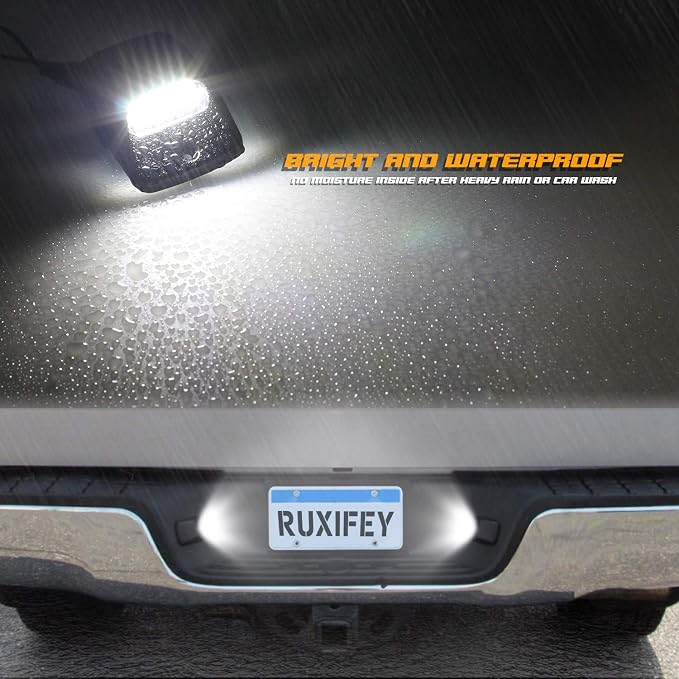 LED License Plate Light Lamp Replacement Compatible with Tacoma 2005 to 2015, Tundra 2000 to 2013, 6000k White