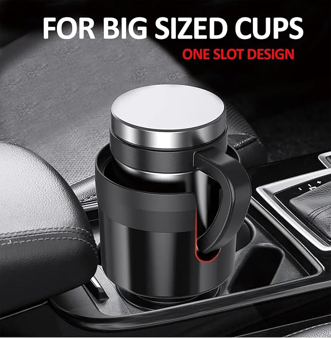 New Car Cup Holder Expander Compatible with Owala FreeSip (32 & 40 Oz. Models), Also Compatible with FreeSip Sway 40oz, Large Water Bottles and Tumblers