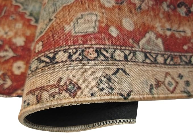 Persian Linen Car Floor Mats, Vintage Oriental Car Accessories | Waterproof & non-slip all-weather mats, universal fit for SUV Sedan, luxury car interior accessories for men and women