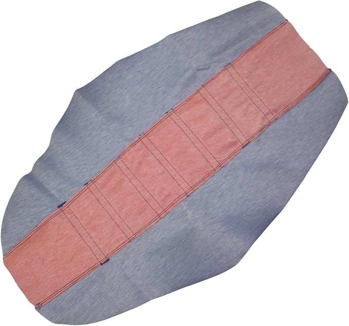 Universal Motorcycle Seat Cover Non-Slip Suitable Rubber Striped Seat Covers Soft for YZ125 YZ250 YZ450F WR250F WR450F TTR230 YZ TTR WR 125 250 Dirt Pit Bike Motocross Off Road Motorbike (Blue+Red)