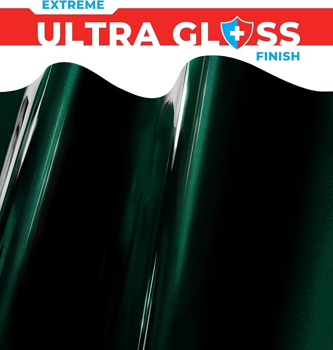 ColorFusion PPF by VViViD, Gloss Shadow Green Dry Apply PPF Vinyl Car Wrap Roll 20ft x 5ft